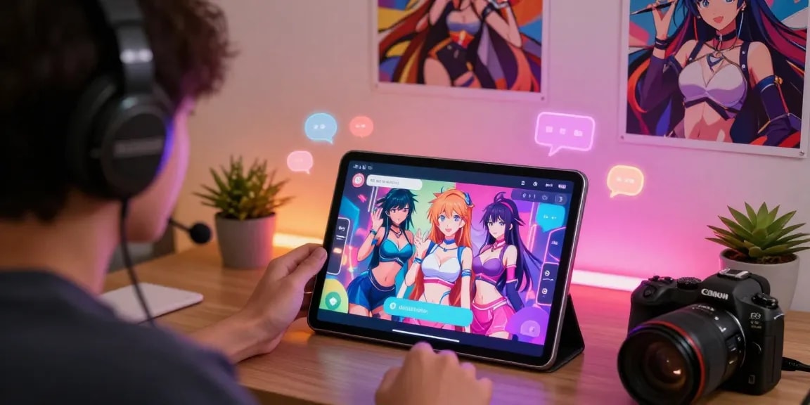 Engaging ai hentai chat experience on a vibrant digital platform