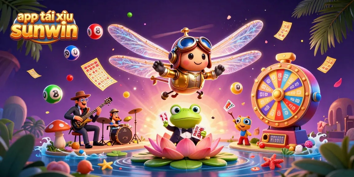 Experience thrilling gameplay with app tài xỉu sunwin in a vibrant casino scene featuring dynamic characters.