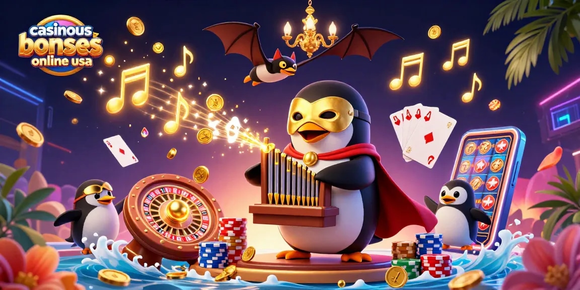 Experience thrilling gameplay with casinous casino bonuses online usa, showcasing fun characters and vibrant casino elements.