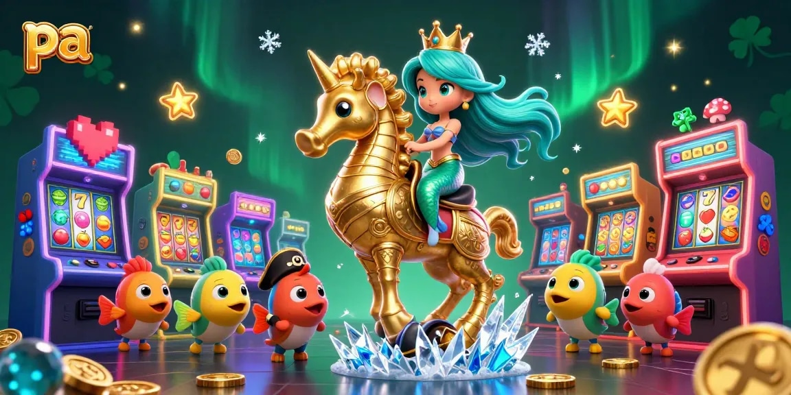 Experience thrilling gaming action with pa's colorful slots and animated characters in a vibrant casino scene.
