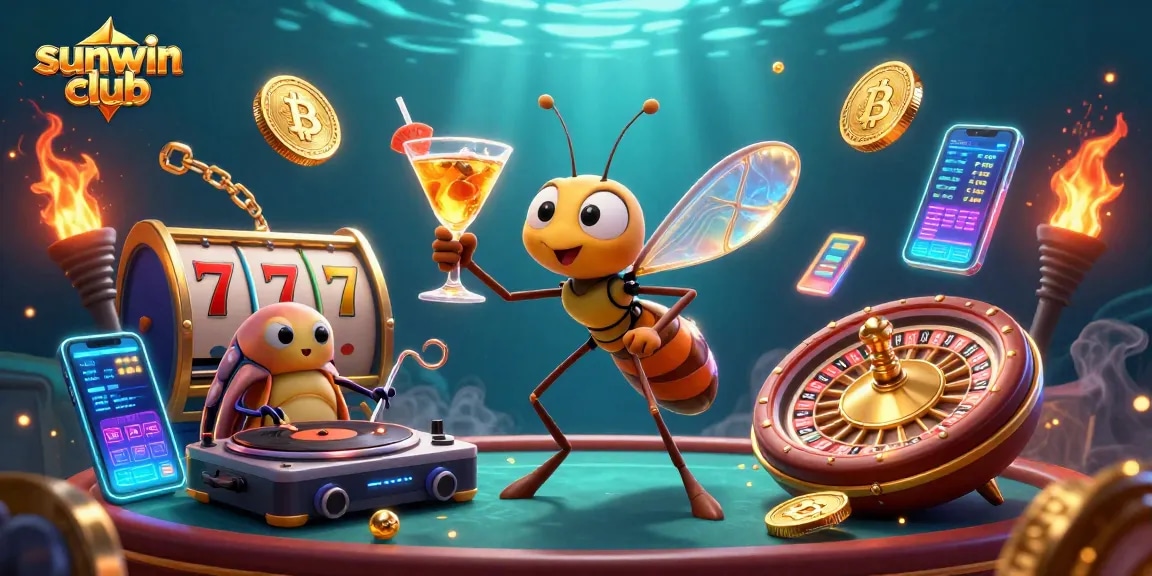 Engage with sunwin club in thrilling casino action featuring vibrant game elements and dynamic characters.