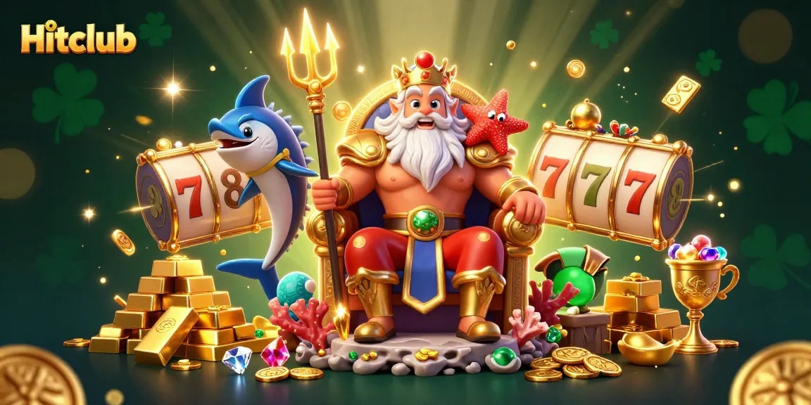 Experience extraordinary wins at Hitclub with vibrant slot reels and gold treasures in a captivating scene.