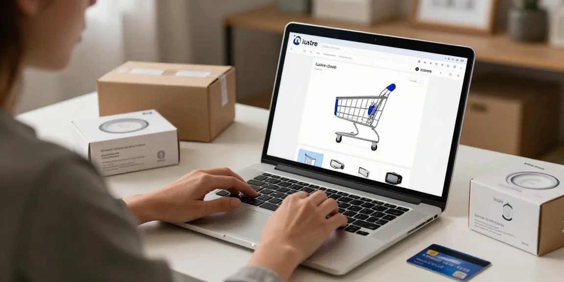 Lustre led products on display during an online shopping experience. Discover best deals and buy trusted e-commerce items.