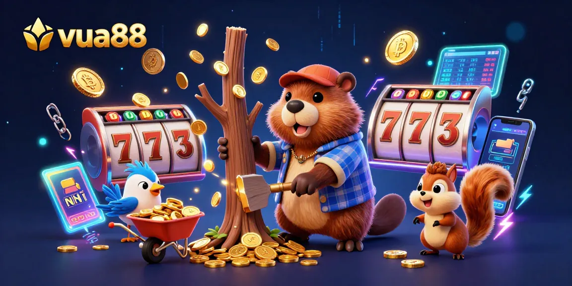 Experience thrilling jackpot wins at vua88 while engaging in vibrant 3D casino gameplay with unique characters.