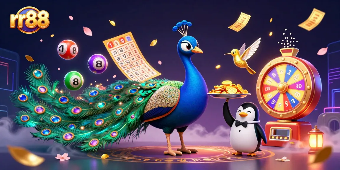 Engage in thrilling casino action with rr88's dynamic game elements, showcasing vibrant visuals and excitement.