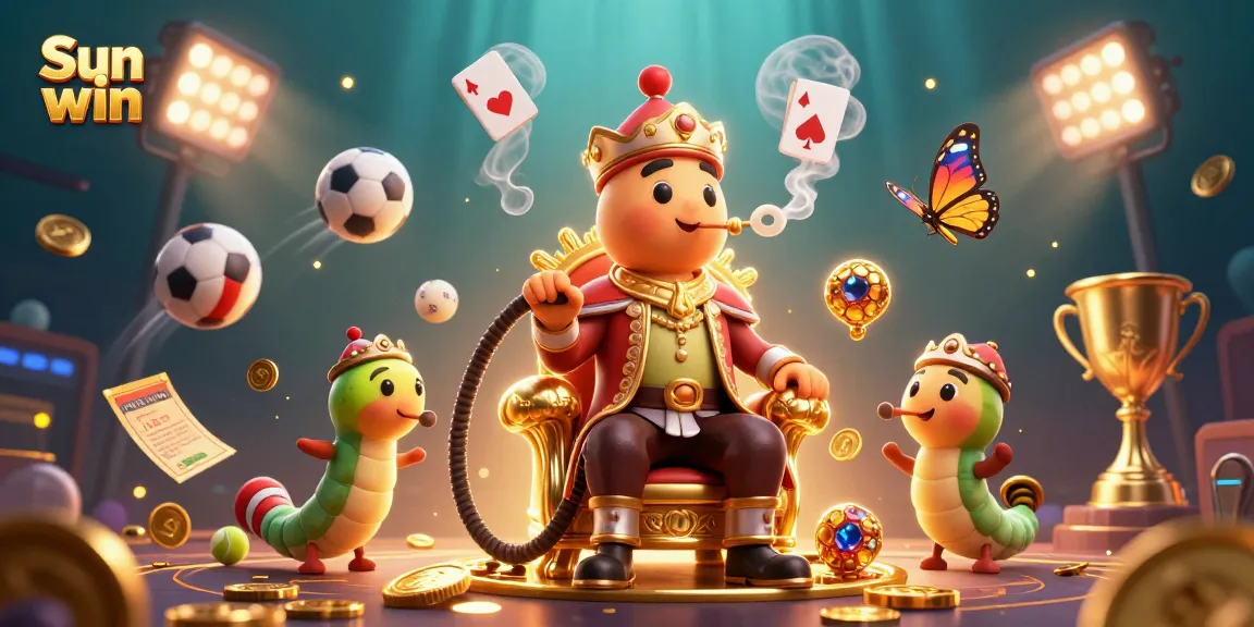 Experience thrilling action with Sun win, showcasing vibrant sports and casino elements.