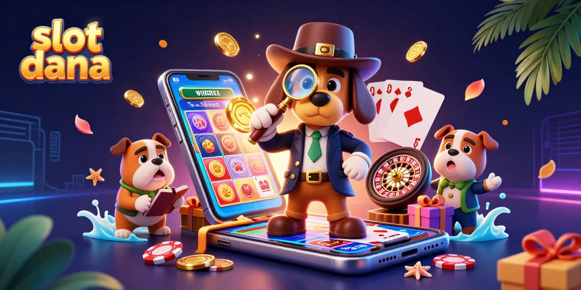 Experience thrilling action with slot dana games as a detective uncovers treasure amidst vibrant casino elements.
