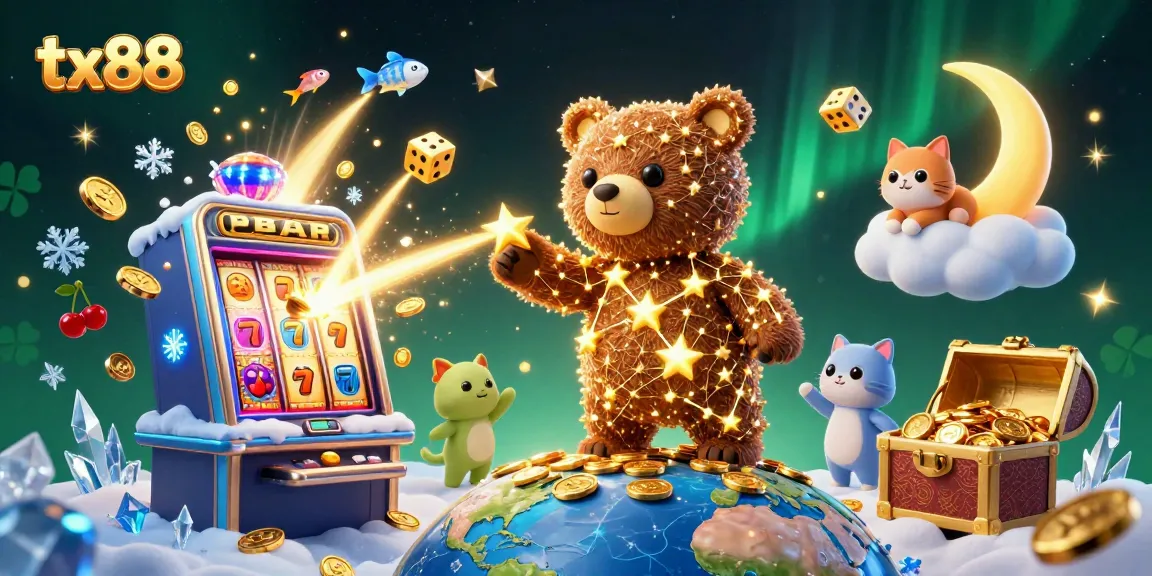 Experience the excitement of tx88 with captivating casino games and animation featuring jackpot winnings.