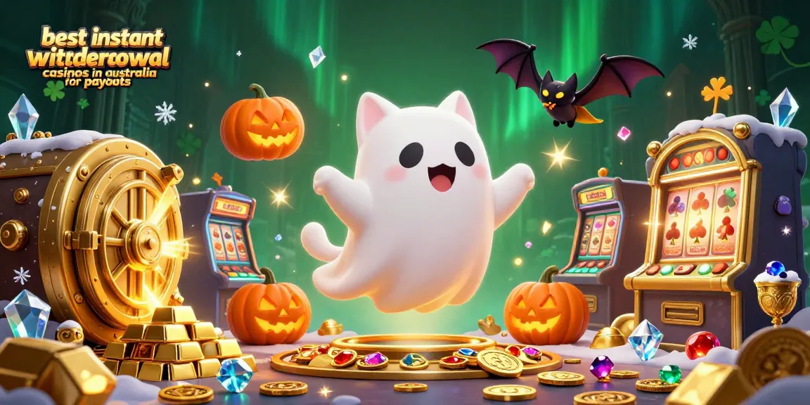 Experience the thrill at the best instant withdrawal casinos in australia for payouts with ghostly characters and winnings.