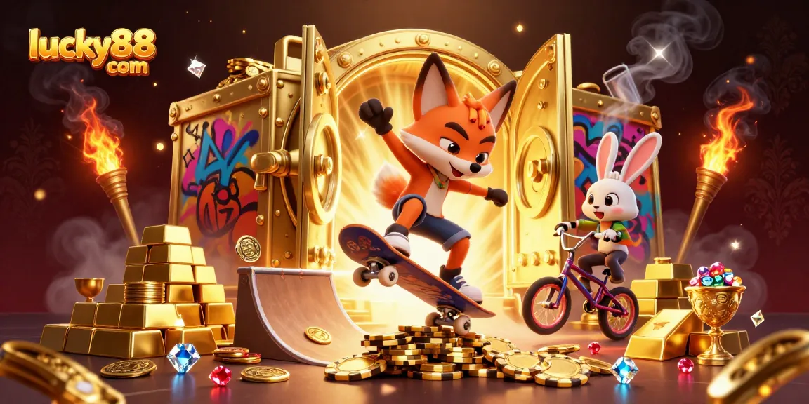 Enjoy thrilling gameplay at lucky88 com with vibrant characters and casino treasures!