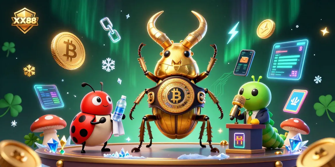 Bet at XX88 with our thrilling 3D illustration showing a giant stag beetle preparing for a match.